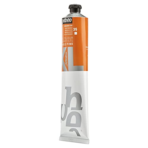 Pébéo - Fine Oil XL 200 ML - Oil Painting Bright Orange - Oil Painting Pébéo - Bright Orange 200 ml - color: Bright Orange