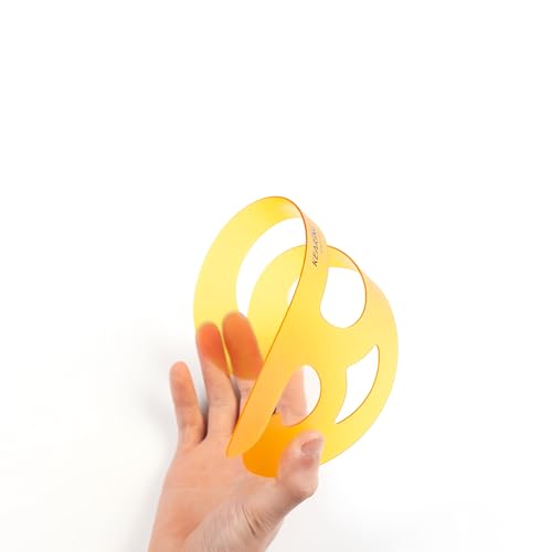 KEARING 3Pcs French Curve Ruler Set - Flexible Plastic Sewing Template - style: 1301S