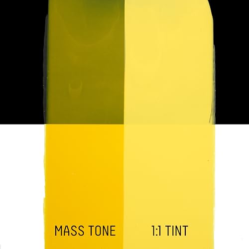 Liquitex BASICS Acrylic Fluid Paint, 4-oz Bottle, Cadmium Yellow Medium Hue | Super Versatile, Fine Art Pigments; Fluid Consistency, Vibrant satin colors, Permanent, Lightfast, Water-Resistant Finish - color: Cadmium Yellow Medium Hue, style: 118ml (4-oz)
