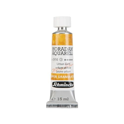 Schmincke Horadam Aquarell Super Granulation 14 916 006 Urban Yellow | 15 ml - color: 916 urban yellow, size: 0.51 Fl Oz (Pack of 1)