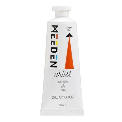 MEEDEN Artist Grade Oil Paint: Bright Red - 60ml/2oz Tube | Professional Art Paints and Supplies for Canvas Painting - color: Bright Red, size: 2 Fl Oz (Pack of 1)