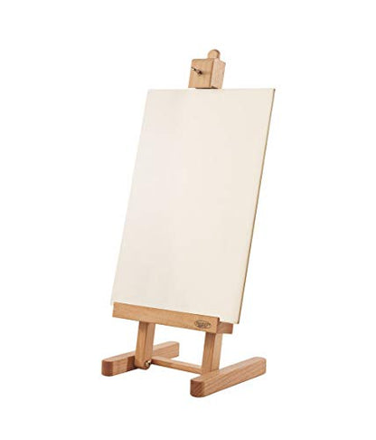 Mabef M/16 Table Easel,Oiled Beech-Wood Miniature Desktop Easel with Adjustable Canvas Height & Angle – Lightweight 0.4 kg/Max Load 0.5 kg – Made in Italy - style: Contemporary