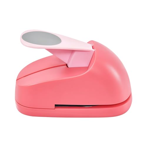 Circle Punch 3 inch Craft Lever Punch Circle Shape Lever Handmade Paper Punch Candy Color By Random 3 inch（76.2mm） - color: EVA-Circle-3
