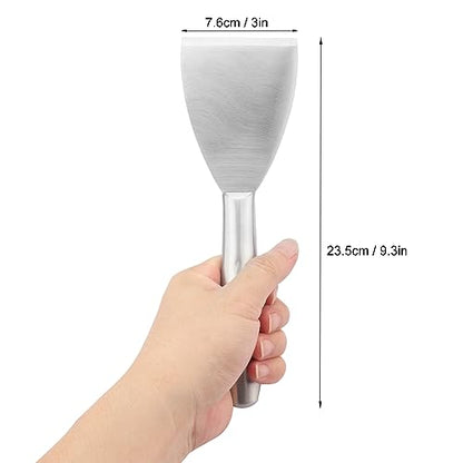 4 Pack 3 Inch Putty Knife Scraper, Putty Knife Set, Stainless Steel Putty Knife, Wallpaper Scraper Paint Scraper Tool for Spreading Drywall Spackle, Plasterboard Mud, Scraping Paint, by GENHAKON.