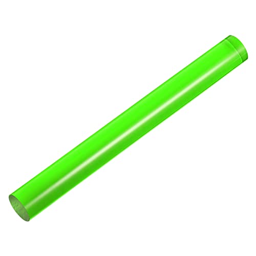 HARFINGTON Acrylic Clay Roller 9 Inch x 1 Inch Solid Non-Stick Plastic Round Tube Roller Polymer Clay Rod Fondant Rolling Pin for Shaping, Sculpting, Modeling DIY Crafts, Green - color: Green, size: 9 Inch x 1 Inch