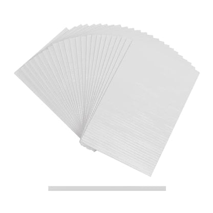 Crafjie 1200 Pieces 3.86 Inch Foam Sticky Strips Double Sided Dual-Adhesive 3D Foam Tapes 24 Sheets for Shaker Card Scrapbooking - size: 3.9x0.12in,1200pcs