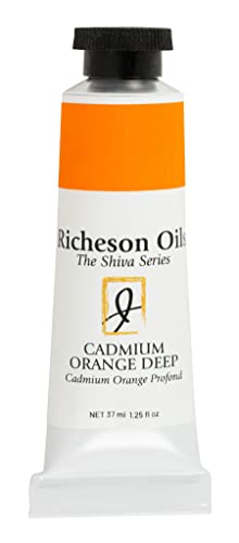 Jack Richeson Limited Edition Cadmiums Oil Paint Set | 6 Pack Cadmium Colors in 37ml tubes (1.25 oz) | Oil Paint Set for Adults Looking to Use Artist Oil Paints