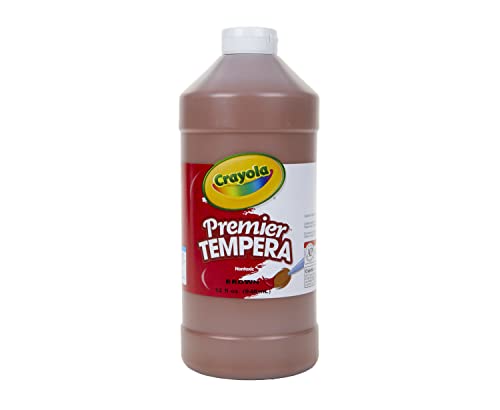 Crayola Tempera Paint, Brown Kids Paint, 32oz, Quart (54-1232-007) - color: Brown