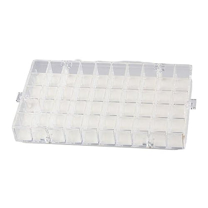 HomeSoGood 50-Well Watercolor Palette Box,Airtight Stay Wet and Leak Proof Painting Palette Watercolor Painting Pallet for Oil Paint, Gouache
