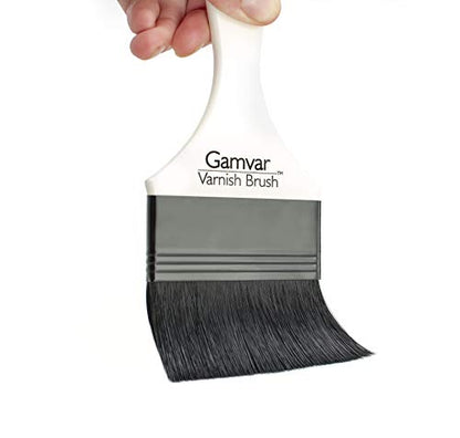 Gamblin Gamvar Varnish Brush 75mm - Professional Paint Brush for Acrylic Varnish Oil Gesso Polyurethane and More! Vegan-Friendly Synthetic Bristles Ideal for Varnishing Interior and Exterior Projects