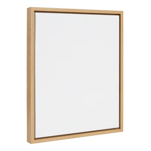 Kate and Laurel Sylvie Blank Framed Canvas Wall Art, 16x20 Natural, Modern Empty Canvas for Paint-Your-Own Art, Ready to Paint Premium Canvas Already Framed - color: Sylvie Natural