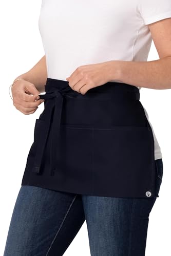 Chef Works Unisex Waitress Apron - color: Navy