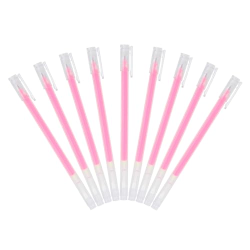 MECCANIXITY 9 Pcs Metallic Vibrant Sparkle Gel Pens, Drawing Pens with Fine Point 1mm for Adult Drawing Doodling Journaling Art Supplies and DIY Crafts, Pink - color: Pink