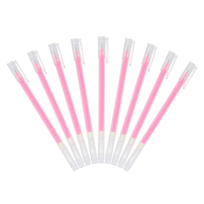MECCANIXITY 9 Pcs Metallic Vibrant Sparkle Gel Pens, Drawing Pens with Fine Point 1mm for Adult Drawing Doodling Journaling Art Supplies and DIY Crafts, Pink - color: Pink