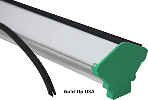 GoldUpUSAInc Dual Edge Aluminum Emulsion Scoop Coater for Silk Screen Printing Coating Tool (8 Inch)