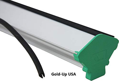 GoldUpUSAInc Dual Edge Aluminum Emulsion Scoop Coater for Silk Screen Printing Coating Tool (8 Inch)