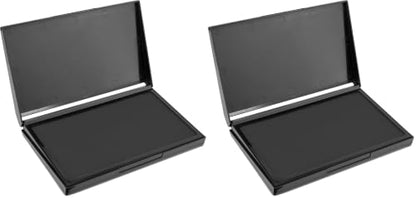 MaxMark Large Black Stamp Pad - 4-1/4" by 7-1/4" - Premium Quality Felt Pad (Pack of 2) - color: Black, size: 4-1/4" by 7-1/4" (Pack of 2)