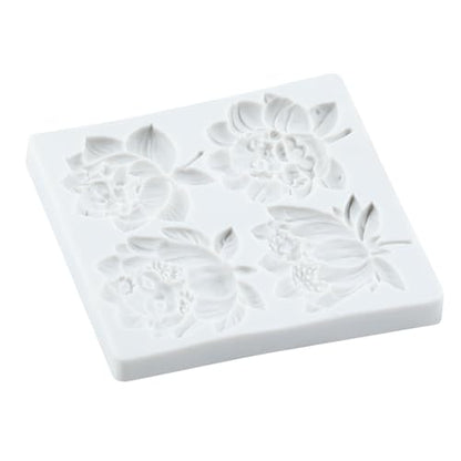 Animal Lotus Flower Polymer Clay Mold Cat Dog Owl Silicone Molds - color: Style B
