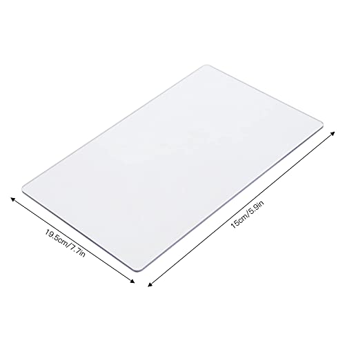 3mm Die Cutting Plate, Thickness Embossing Cutting Pad Plastic Die Cutting Machine Accessory for Embossing Machine for Arts Crafts Scrapbooking Cardmaking(19.5 x 15 x .3cm / 7.7 x 5.9 x .1in)
