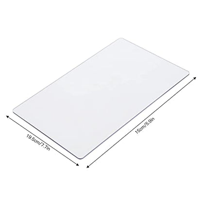 3mm Die Cutting Plate, Thickness Embossing Cutting Pad Plastic Die Cutting Machine Accessory for Embossing Machine for Arts Crafts Scrapbooking Cardmaking(19.5 x 15 x .3cm / 7.7 x 5.9 x .1in)