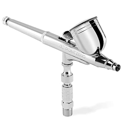 PointZero Dual-Action 7cc Gravity-Feed Airbrush 3 Tip Set (.2mm .3mm .5mm)