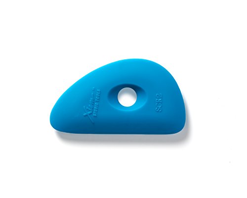 Xiem Tools Firm Silicone Clay Rib for Ceramics and Pottery (SCR2-B-10202) - size: SCR2-B-10202