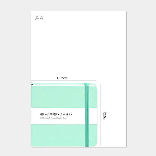 5x5" Sketchbook,Pocket Hardcover Notebooks,Sketch Books for Drawing Writing | 80gsm Blank Pages,96Sheet/192Pages,PU Leather Cover,Portable Small Size for Sketching,Diary Memo Planner.Green - color: A-PU-green