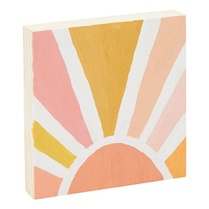 Bright Creations Wood Panel Canvases for Painting - 5 x 5 in, 0.85 in Thick, Pack of 6 - Unfinished Pine Deep-Cradle Wooden Blocks for Crafts - size: 5x5 inch