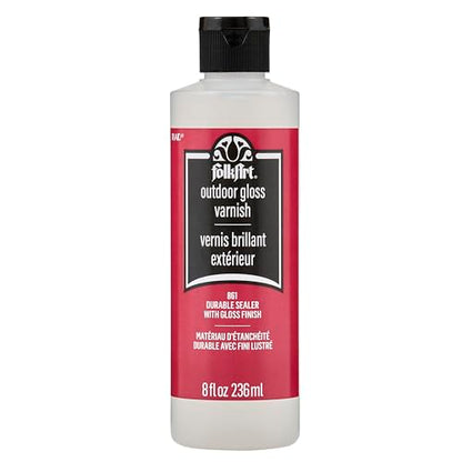 FolkArt Outdoor Sealer (8-Ounce),Gloss Finish (Packaging May Vary) - color: Gloss