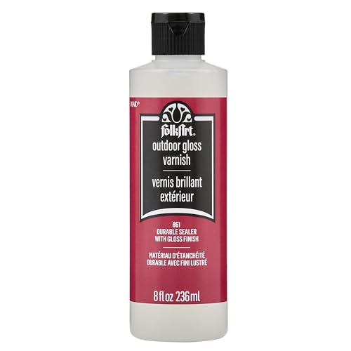 FolkArt Outdoor Sealer (8-Ounce),Gloss Finish (Packaging May Vary) - color: Gloss