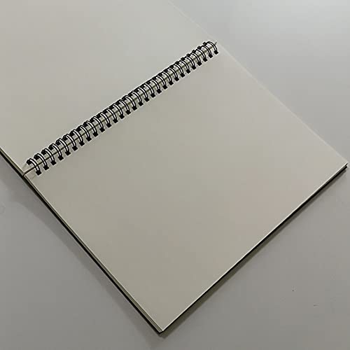 YUREE B5 Spiral Notebook/Spiral Journal Unruled, 100gsm Thick Blank Paper & Hard Kraft Cover, 65 Sheets (130 Pages), 3-Pack, 10.5" x 7.2", Gray - color: Gray