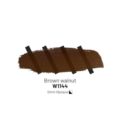 Acrylic Inks for Artists - Brown Walnut Acrylic Ink, 3.38 Fl Oz (100 ml) | Highly Concentrated, Multifunctional Liquid Acrylic Paint - color: Brown Walnut