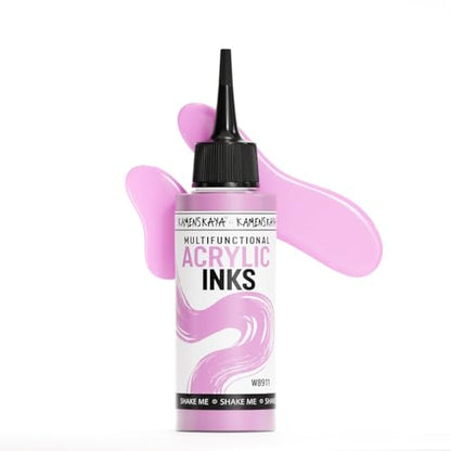 Kamenskaya Acrylic Inks, 'Blush' Acrylic Ink, 3.38 Fl Oz (100 ml) - color: Blush