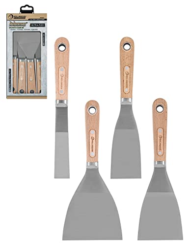 ROLLINGDOG 4PC Putty Knife Kit, 1",2",3",4" Paint Scrapers