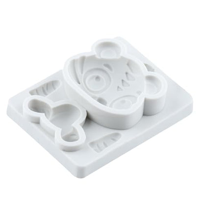 Tiger Polymer Clay Mold Tiger Woodland Animal Silicone Molds - color: Style S
