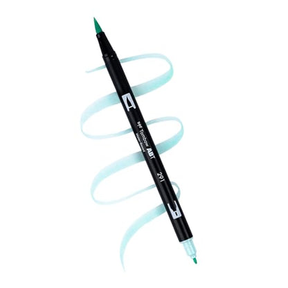 Tombow 56242 Dual Brush Pen Art Markers, Teatime, 6-Pack. Brush/Fine Tips
