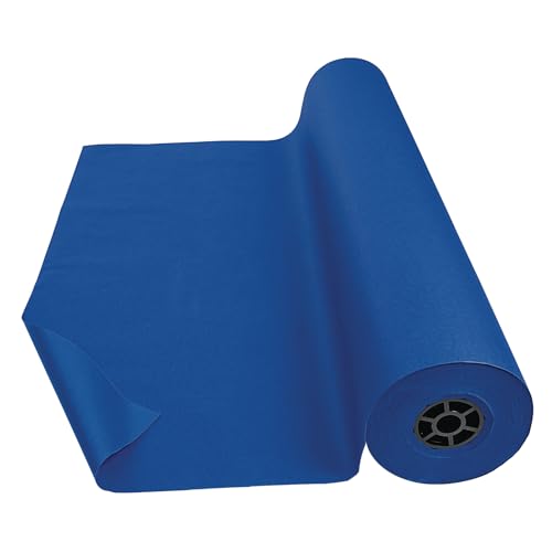 Colorations Arts & Crafts Paper Roll, Royal Blue, 36" x 1000' - color: Royal Blue
