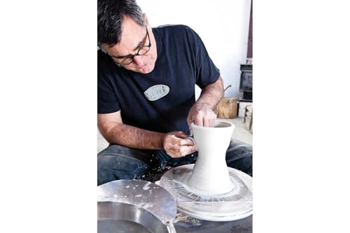 Mudtools White MudSponge – Fine Finishing Pottery Sponge for Clay, Ceramics, and Wheel Throwing | Compressed, Durable, Perfect for Smoothing and Detail Work - color: White