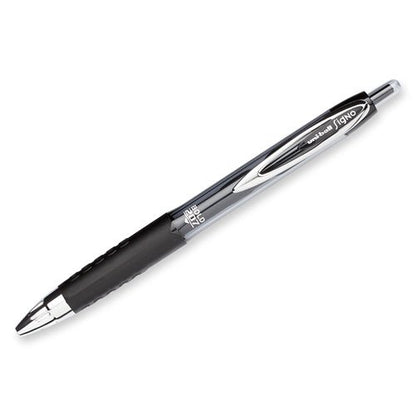 uniball™ 207 Gel Pens, Black Ink, 1.0mm Bold Point, Retractable, 12 Count | Smooth Writing, Fraud-Resistant, uni Super Ink™ - size: 1 Count (Pack of 12)