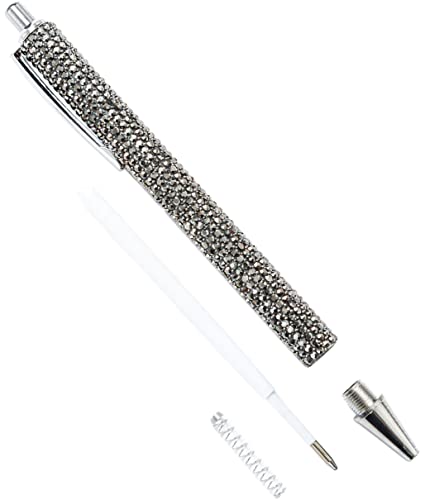 Gullor Click Ballpoint Pens, Diamond-encrusted Ball Pens, Black Ink Medium Point 1mm, for Office Supplies Gift Wedding Birthday - color: Color Set 1, style: 5 Pieces