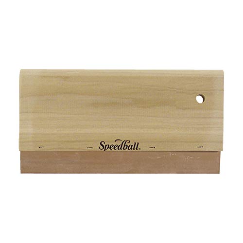 Speedball Neoprene Squeegee, 8-Inch, 70 Durometer for Silk Screen Printing Graphics on Paper, Cardboard, and Wood