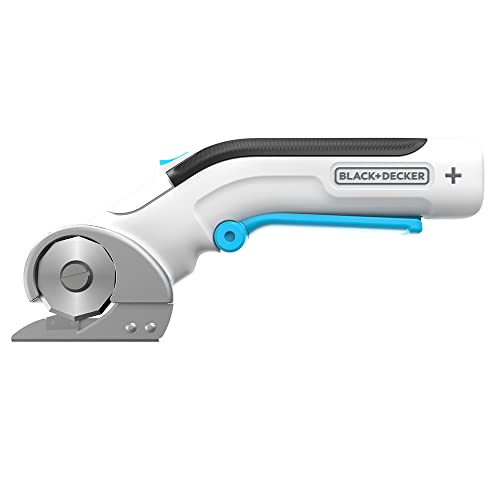 BLACK+DECKER 4V MAX Cordless Fabric & Craft Cutter Rotary Tool, USB Rechargeable (BCRC115FF)