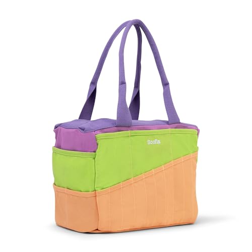 Soolla Studio Bag: Art Supply Storage Organizer & Pottery Tool Bag, Washable Tote, Yarn Bag, Crochet, 30 Pockets, 15+ Colors - color: Sarah Anderson