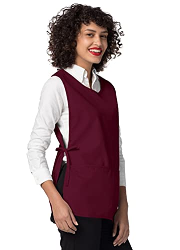 Adar Universal Cobbler Apron 6 Pack - Unisex Cobbler Apron - color: Burgundy, size: X-Large