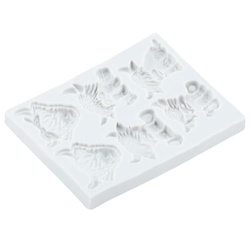 Scotch Cattle Polymer Clay Mold Highland Cow Silicone Molds | Animal Clay Mold DIY Crafts Air Dry Plaster Polymer Epoxy Resin Casting Jewelry Making