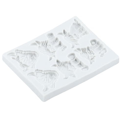 Scotch Cattle Polymer Clay Mold Highland Cow Silicone Molds | Animal Clay Mold DIY Crafts Air Dry Plaster Polymer Epoxy Resin Casting Jewelry Making