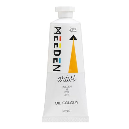 MEEDEN Artist Grade Oil Paint: Deep Yellow - 60ml/2oz Tube | Professional Art Paints and Supplies for Canvas Painting - color: Deep Yellow, size: 2 Fl Oz (Pack of 1)