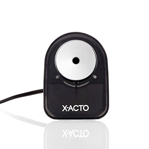 X-ACTO Electric Pencil Sharpener | XLR Heavy Duty Electric Pencil Sharpener, Quiet Motor, Pencil Saver Technology, Auto-Reset and Safe Start