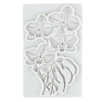 Orchid Clay Mold Orchid Flower Silicone Molds Phalaenopsis Mold - color: Style A