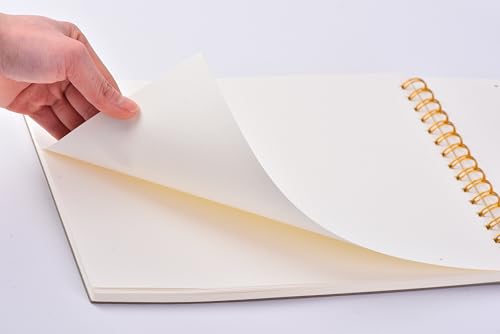 Sketch Book for Kids 8.27 x 11.4 Inch Hardcover Spiral Bound Sketch Pad, 60 Sheets 130gsm Thick Paper, Art Drawing Book for Children（ 1PCS） - color: Sunflower
